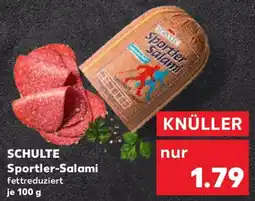 Kaufland SCHULTE Sportler-Salami Angebot