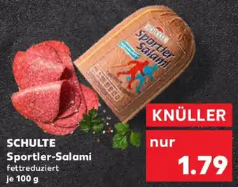Kaufland SCHULTE Sportler-Salami Angebot
