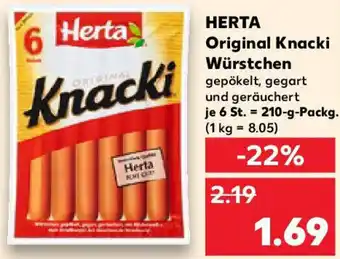 Kaufland HERTA Original Knacki Würstchen Angebot