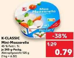 Kaufland K-CLASSIC Mini-Mozzarella Angebot