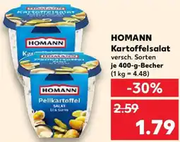 Kaufland HOMANN Kartoffelsalat Angebot