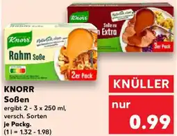 Kaufland KNORR Soßen Angebot