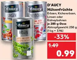 Kaufland D'AUCY Hülsenfrüchte Angebot
