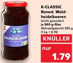 Kaufland K-CLASSIC Kanad. Waldheidelbeeren Angebot