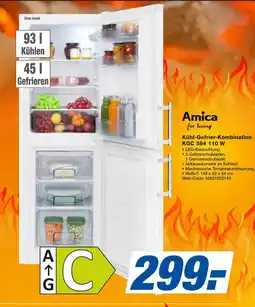 Expert Amica kühl-gefrier-kombination kgc 384 110 w Angebot
