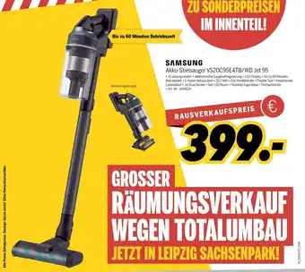MEDIMAX Samsung akku-stielsauger vs20c95e4tb/wd jet 95 Angebot