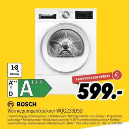 MEDIMAX Bosch wärmepumpentrockner wqg233d90 Angebot