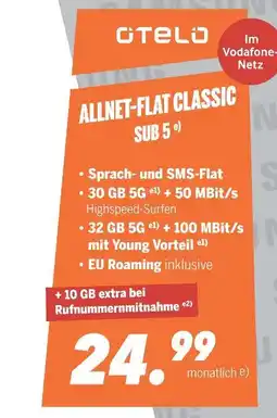 MEDIMAX Otelo allnet-flat classic sub 5 Angebot