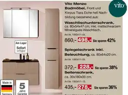 Möbel Inhofer Vito menzo badmöbel Angebot