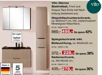 Möbel Inhofer Vito menzo badmöbel Angebot