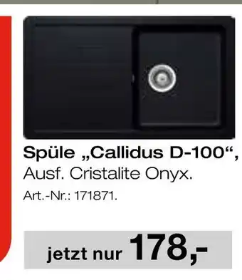 Möbel Inhofer Schock spüle „callidus d-100“ Angebot