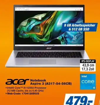 Expert Acer notebook aspire 3 Angebot
