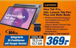 Expert Lenovo idea tab pro, inkl. lenovo tab pen plus und moto buds Angebot