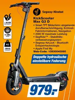 Expert Segway-ninebot kickscooter max g3 d Angebot