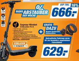 Expert Segway-ninebot e-scooter f3 d Angebot