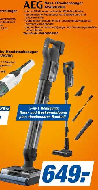 Expert Aeg nass-/trockensauger aw82u2dg Angebot