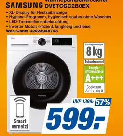 Expert Samsung wärmepumpentrockner dv8tcgc2b0ex Angebot