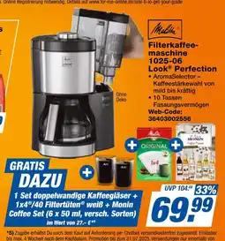 Expert Melitta filterkaffeemaschine 1025-06 look perfection Angebot
