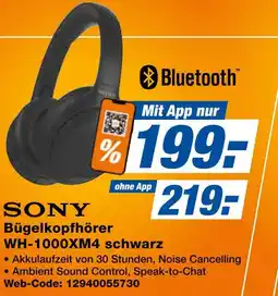Expert Sony bügelkopfhörer wh-1000xm4 schwarz Angebot