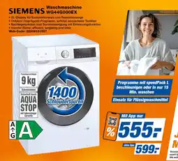 Expert Siemens waschmaschine wg44g000ex Angebot