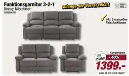 Poco Federkern funktionsgarnitur 3-2-1 Angebot
