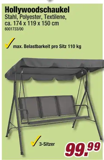 Poco Hollywoodschaukel Angebot