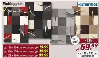 Poco Merinos webteppich Angebot
