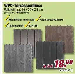 Poco Wpc-terrassenfliese Angebot