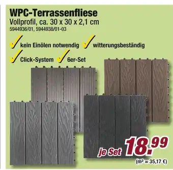 Poco Wpc-terrassenfliese Angebot