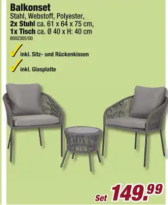 Poco Balkonset Angebot