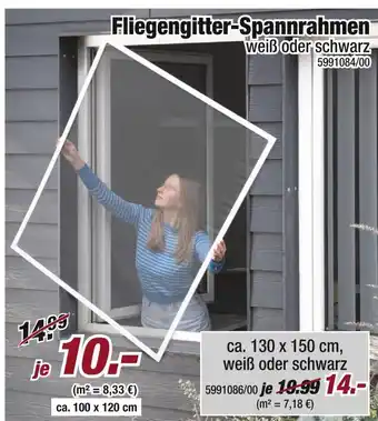 Poco Fliegengitter-spannrahmen weiß oder schwarz Angebot