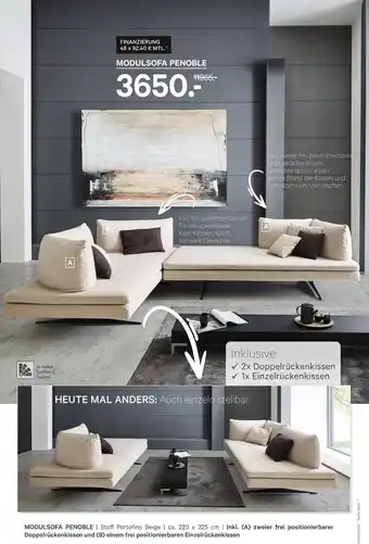 Kabs Polsterwelt Modulsofa penoble Angebot
