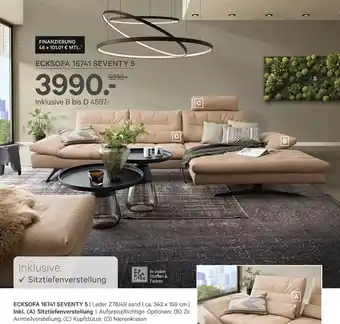 Kabs Polsterwelt Ecksofa 16741 seventy 5 Angebot
