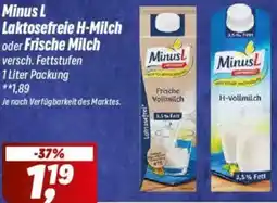 Simmel Minus L Laktosefreie H-Milch oder Frische Milch Angebot