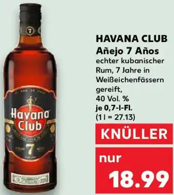 Kaufland HAVANA CLUB Añejo 7 Años Angebot