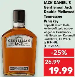 Kaufland JACK DANIEL'S Gentleman Jack Double Mellowed Tennessee Whiskey Angebot