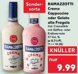 Kaufland RAMAZZOTTI Crema Cappuccino oder Gelato alla Fragola Angebot