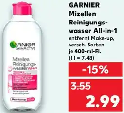 Kaufland GARNIER Mizellen Reinigungswasser All-in-1 Angebot