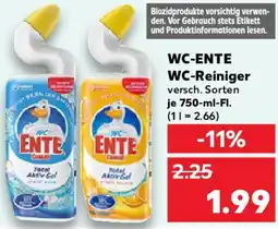 Kaufland WC-ENTE WC-Reiniger Angebot