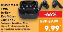 Kaufland MUSICMAN TWS In-Ear Kopfhörer BT-X63 Angebot