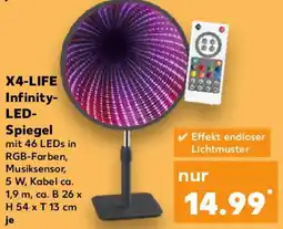 Kaufland X4-LIFE Infinity LED Spiegel Angebot
