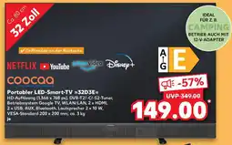 Kaufland Coocaa Portabler LED-Smart-TV 32D3E Angebot