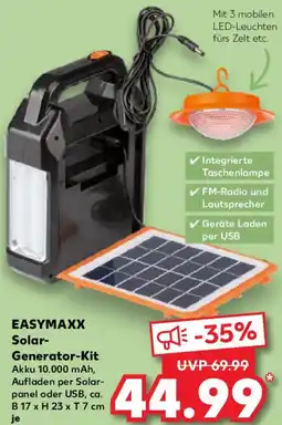 Kaufland EASYMAXX Solar Generator-Kit Angebot