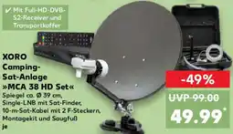 Kaufland XORO Camping Sat-Anlage MCA 38 HD Set Angebot