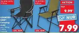 Kaufland COUNTRY SIDE Campingstuhl Angebot