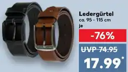 Kaufland Bruno Banani Ledergürtel Angebot