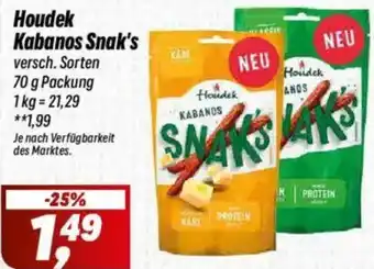 Simmel Houdek Kabanos Snak's Angebot