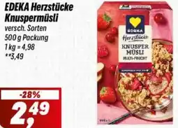 Simmel EDEKA Herzstücke Knuspermüsli Angebot