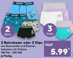 Kaufland 2 Retroboxer oder 3 Slips Angebot