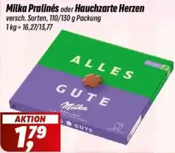 Simmel Milka Pralinés oder Hauchzarte Herzen Angebot